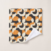 Cute minimalist tiled pattern  bad handdoek (Wasdoekje)
