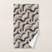 Cute minimalist tiled pattern bad handdoek (Handdoek)