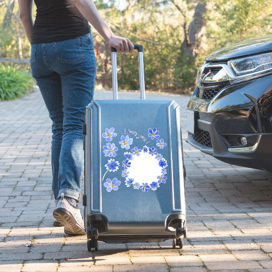 Cute Minimalist Waterverf cartoon Sticker (Koffer Insitu)