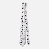 Cute Minimalistical Black-eye Dog Thunder_Cove Stropdas (Voorkant)