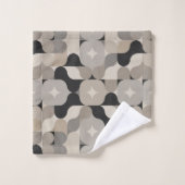 Cute minimalistisch tegelpatroon Bad Handdoek (Wasdoekje)