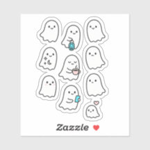 Cute Minimalistische Geest Stickers Set – kwaii ge