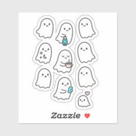 Cute Minimalistische Geest Stickers Set – kwaii ge