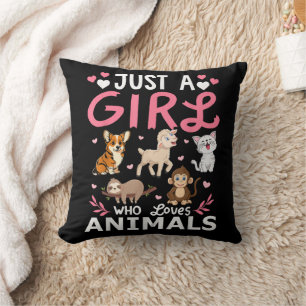 Cute Minimalistische Kat Illustratie Funny Huisdie Kussen