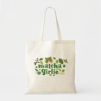 Cute Minimalistische Matcha Tote Tas | Cute Canvas