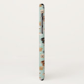 Cute Mint Dachshunds- en Koffiepatroon Case-Mate iPhone Case (Achterkant/links)