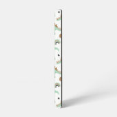 Cute Mint Green Dinosaur Pattern Samsung Galaxy Hoesje (Linkerkant)