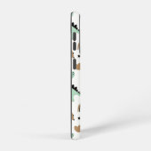 Cute Mint Green Dinosaur Pattern Samsung Galaxy Hoesje (Rechterkant)