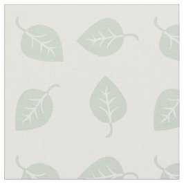 Cute Mint Leaf Pattern Stof