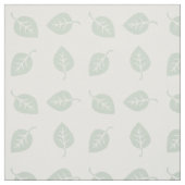 Cute Mint Leaf Pattern Stof (Swatch)