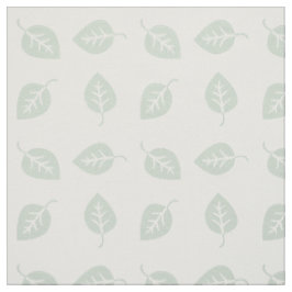 Cute Mint Leaf Pattern Stof