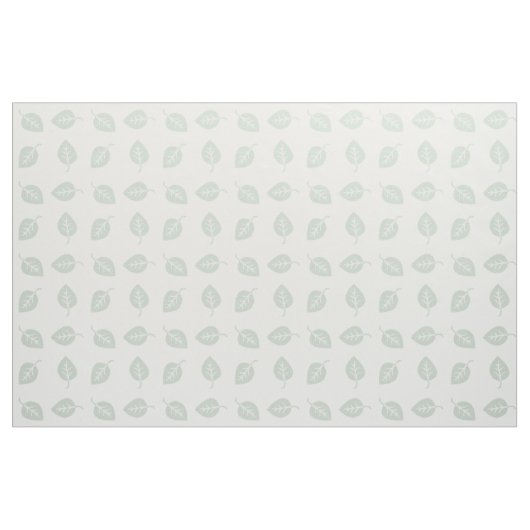 Cute Mint Leaf Pattern Stof (Fat Quarter)