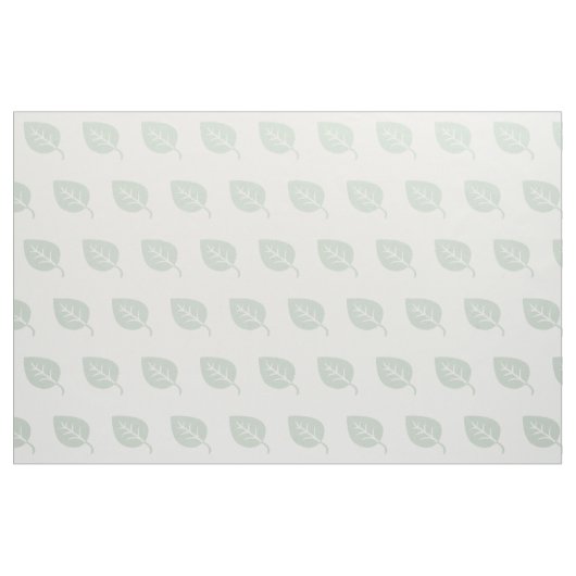 Cute Mint Leaf Pattern Stof (Fat Quarter)
