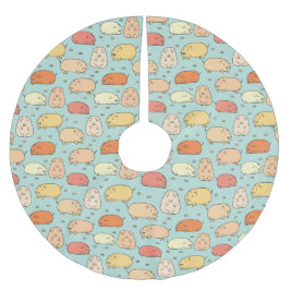 Cute Mint Pig Pattern Kerstboom Rok