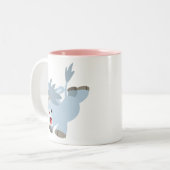 Cute Mischievous Cartoon Baby Unicorn Mok (Voorkant links)