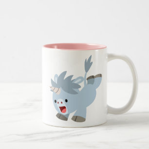 Cute Mischievous Cartoon Baby Unicorn Mok