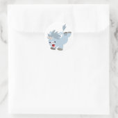 Cute Mischievous Cartoon Baby Unicorn Sticker (Tas)