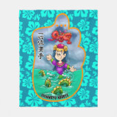 Cute Mitzu Gami (Isshinryu) deken (Voorkant)