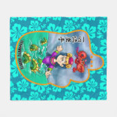 Cute Mitzu Gami (Isshinryu) deken (Voorkant (Horizontaal))