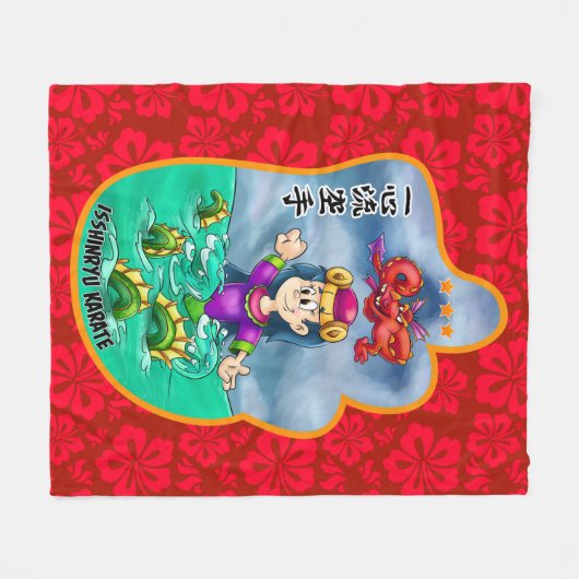 Cute Mitzu Gami (Isshinryu) deken (Voorkant (Horizontaal))