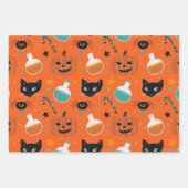 Cute Mixed Pattern Halloween Coördinerend Inpakpapier Vel (Voorkant 2)