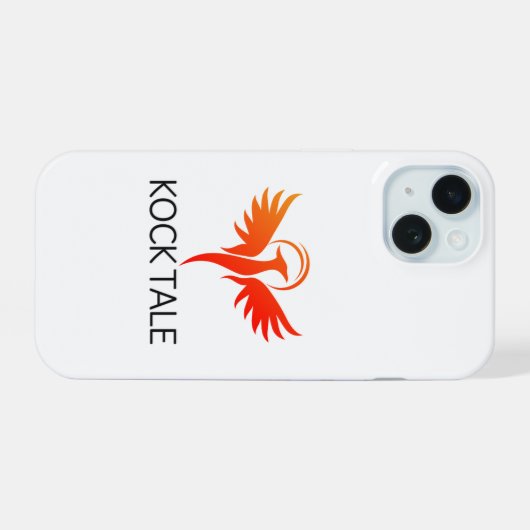 Cute Mobile Cover Slim, Shockproof & Aesthetic  iPhone 15 Case (Achterkant horizontaal)