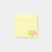 Cute Mochi Cartoon Tekeningen, 3x3 Post-it® Notes (Voorkant)