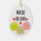 Cute Mochi Cartoon Tekeningen Keramisch Ornament (Rechts)
