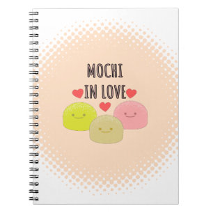 Cute Mochi Cartoon Tekeningen Notitieboek