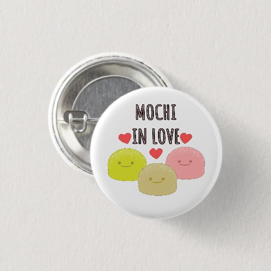 Cute Mochi Cartoon Tekeningen Ronde Button 3,2 Cm (Voorkant /achterkant)