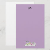 Cute Mochi ijsrostaart Japanse groene thee Briefpapier (Voorkant / Achterkant)