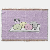 Cute Mochi ijsrostaart Japanse groene thee Deken (Voorkant)