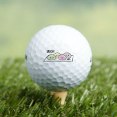 Cute Mochi ijsrostaart Japanse groene thee Golfballen (Insitu Shirt)