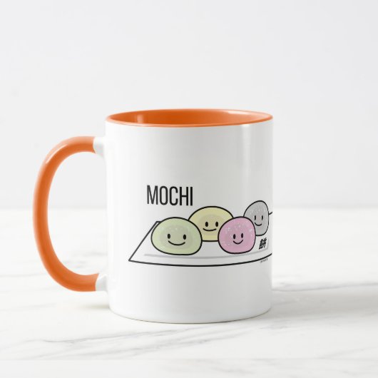 Cute Mochi ijsrostaart Japanse groene thee Mok (Links)