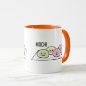 Cute Mochi ijsrostaart Japanse groene thee Mok (Voorkant rechts)