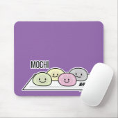 Cute Mochi ijsrostaart Japanse groene thee Muismat (Met muis)