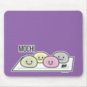 Cute Mochi ijsrostaart Japanse groene thee Muismat (Voorkant)