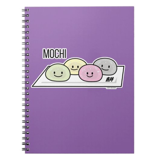 Cute Mochi ijsrostaart Japanse groene thee Notitieboek (Voorkant)