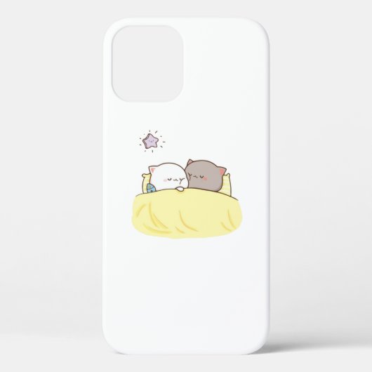Cute Mochi Peach Cat Case-Mate iPhone Case (Achterkant)