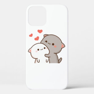 Cute Mochi Peach Cat Case-Mate iPhone Case