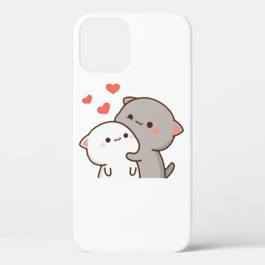 Cute Mochi Peach Cat Case-Mate iPhone Case (Achterkant)
