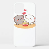 Cute Mochi Peach Cat Case-Mate iPhone Case (Achterkant)