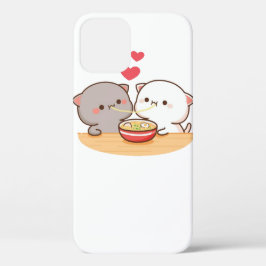 Cute Mochi Peach Cat Case-Mate iPhone Case