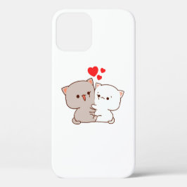 Cute Mochi Peach Cat Case-Mate iPhone Case