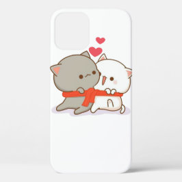 Cute Mochi Peach Cat Case-Mate iPhone Case