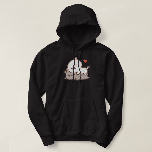 Cute Mochi Peach Cat Hoodie (Design voorkant)