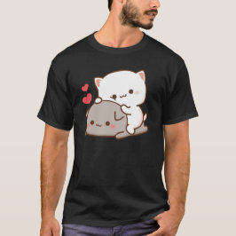 Cute Mochi Peach Cat T-shirt