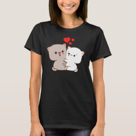 Cute Mochi Peach Cat T-shirt