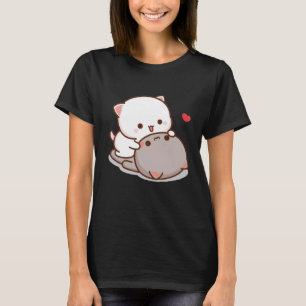 Cute Mochi Peach Cat T-shirt