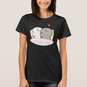 Cute Mochi Peach Cat T-shirt